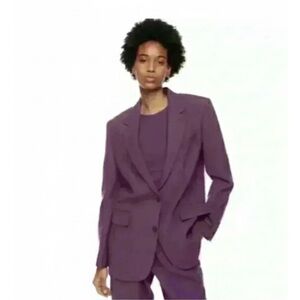 NWT! Babaton-Aritzia Women's "Agency" Blazer In Dewberry Purple- XS